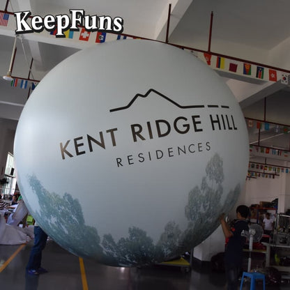 KeepFuns PVC Inflatable Balloons, customizable in size and Logo, made of waterproof and durable materials, suitable for mall decorations, party decorations, theme events, and advertising promotions