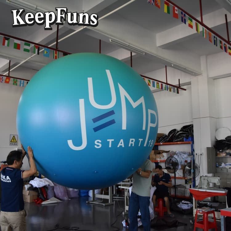 KeepFuns PVC Inflatable Balloons, customizable in size and Logo, made of waterproof and durable materials, suitable for mall decorations, party adornments, themed events, and advertising promotions