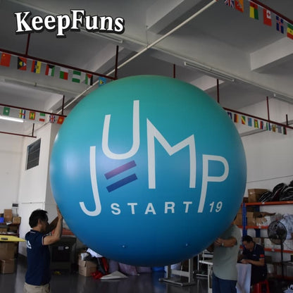 KeepFuns PVC Inflatable Balloons, customizable in size and Logo, made of waterproof and durable materials, suitable for mall decorations, party adornments, themed events, and advertising promotions