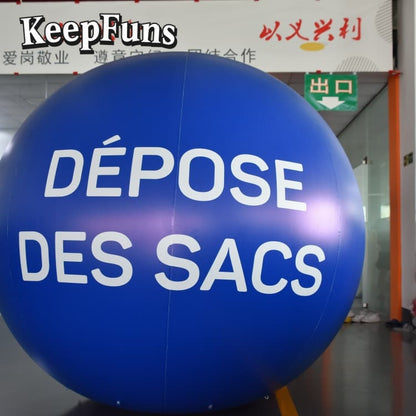 KeepFuns PVC Inflatable Balloons, customizable in size and Logo, made of waterproof and durable materials, suitable for mall decorations, party decorations, theme events, and advertising