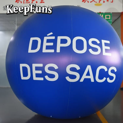 KeepFuns PVC Inflatable Balloons, customizable in size and Logo, made of waterproof and durable materials, suitable for mall decorations, party decorations, theme events, and advertising