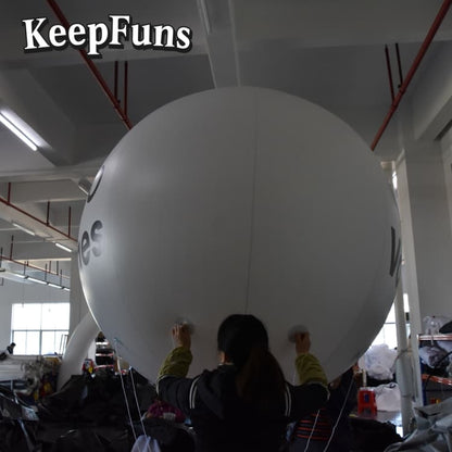 KeepFuns PVC Inflatable Balloons, customizable in size and Logo, made of waterproof and durable materials, suitable for mall decorations, party decorations, theme events, and advertising promotions