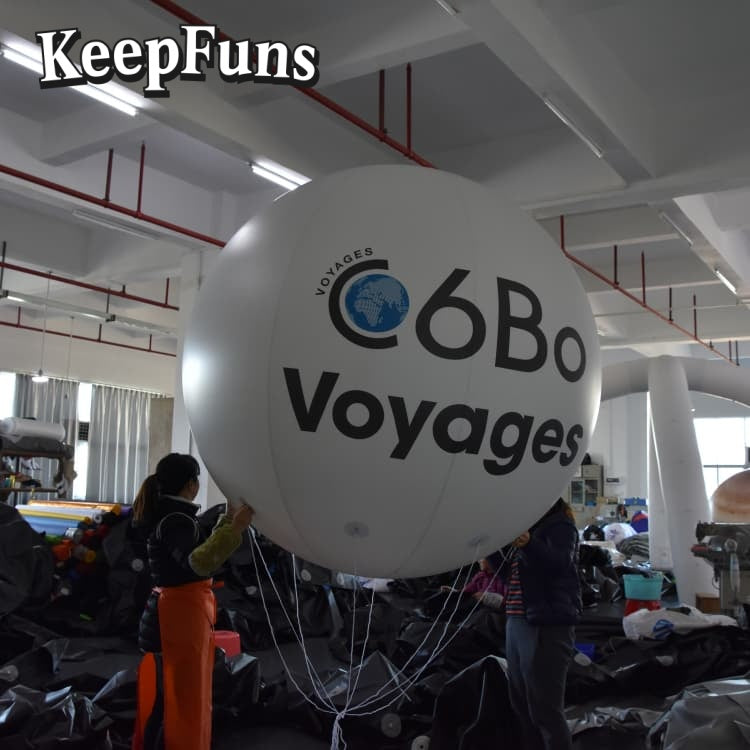 KeepFuns PVC Inflatable Balloons, customizable in size and Logo, made of waterproof and durable materials, suitable for mall decorations, party decorations, theme events, and advertising promotions