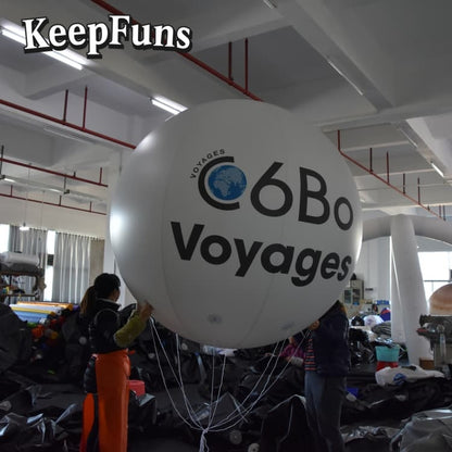 KeepFuns PVC Inflatable Balloons, customizable in size and Logo, made of waterproof and durable materials, suitable for mall decorations, party decorations, theme events, and advertising promotions