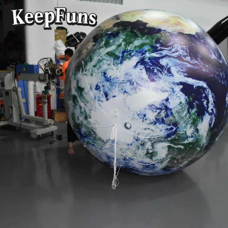 KeepFuns PVC Inflatable Balloons, customizable in size and Logo, made of waterproof and durable materials, suitable for mall decorations, party decorations, theme events, and advertising promotions.