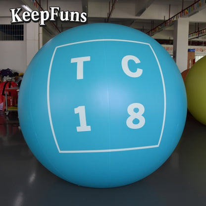 KeepFuns PVC Inflatable Balloons, customizable in size and Logo, made of waterproof and durable materials, suitable for mall decorations, party adornments, theme events, and advertising campaigns.