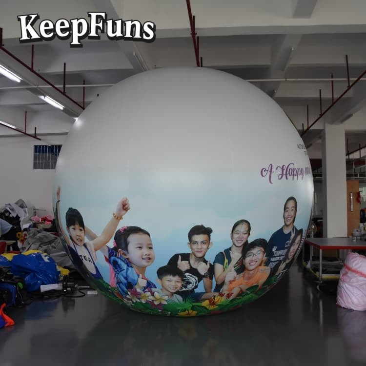 KeepFuns PVC Inflatable Balloons, customizable in size and Logo, with waterproof and durable materials, suitable for mall decorations, party decorations, theme events, and advertising promotions.