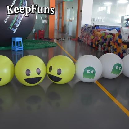 KeepFuns PVC Inflatable Balloons, customizable in size and Logo, made of waterproof and durable material, suitable for mall decorations, party decorations, theme events, and advertising promotions