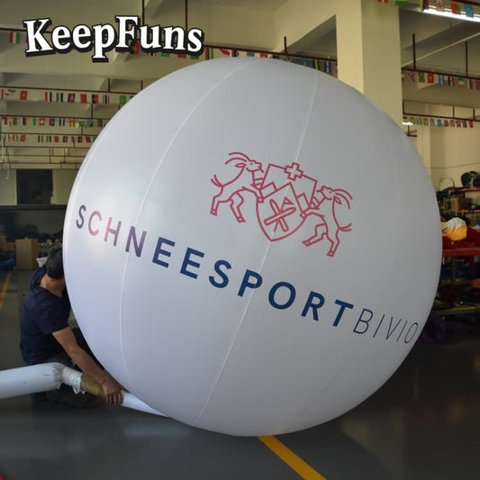 KeepFuns PVC Inflatable Balloons, customizable in size and Logo, made of waterproof and durable materials, suitable for mall decorations, party adornments, theme events, and advertising promotions