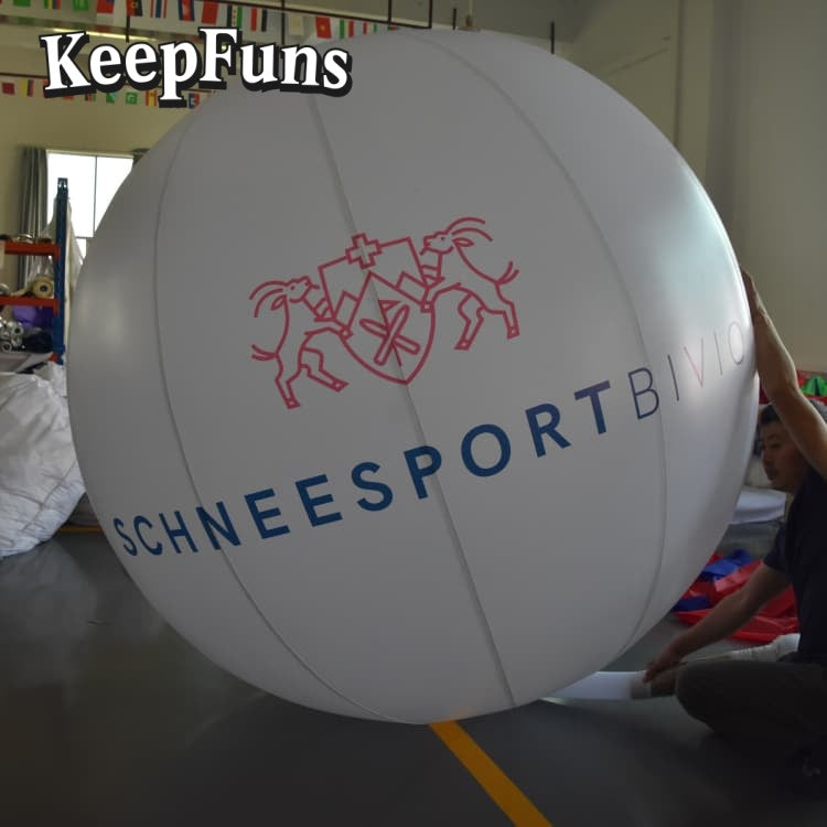 KeepFuns PVC Inflatable Balloons, customizable in size and Logo, made of waterproof and durable materials, suitable for mall decorations, party adornments, theme events, and advertising promotions