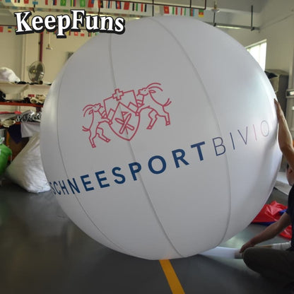 KeepFuns PVC Inflatable Balloons, customizable in size and Logo, made of waterproof and durable materials, suitable for mall decorations, party adornments, theme events, and advertising promotions