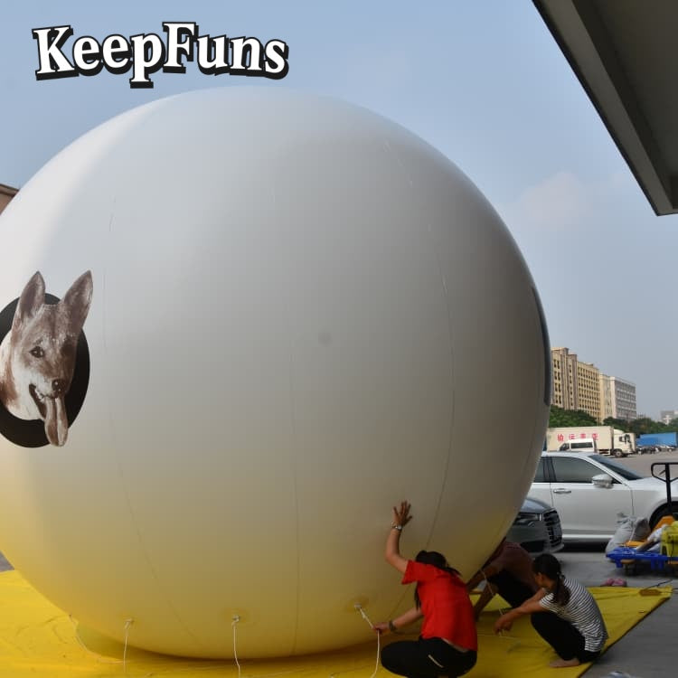 KeepFuns PVC Inflatable Balloons, customizable in size and Logo, made of waterproof and durable materials, suitable for mall decorations, party decorations, theme events, and advertising promotions