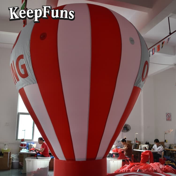 KeepFuns Heavy-Duty PVC Inflatable Promotion Ball - Customizable Size, Printable Design for Brand Marketing