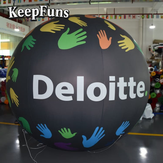 KeepFuns PVC Inflatable Balloons, customizable in size and Logo, made of waterproof and durable materials, suitable for mall decorations, party adornments, theme events, and advertising promotions