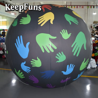 KeepFuns PVC Inflatable Balloons, customizable in size and Logo, made of waterproof and durable materials, suitable for mall decorations, party adornments, theme events, and advertising promotions