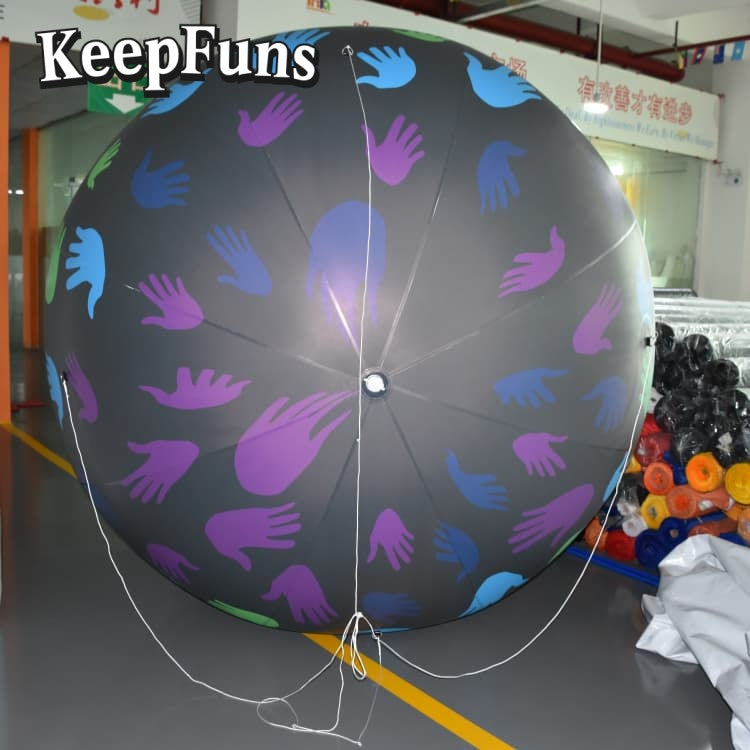 KeepFuns PVC Inflatable Balloons, customizable in size and Logo, made of waterproof and durable materials, suitable for mall decorations, party adornments, theme events, and advertising promotions