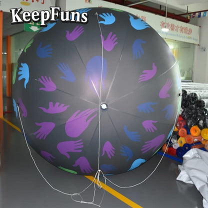 KeepFuns PVC Inflatable Balloons, customizable in size and Logo, made of waterproof and durable materials, suitable for mall decorations, party adornments, theme events, and advertising promotions
