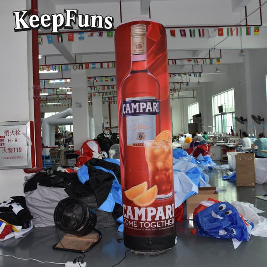 KeepFuns inflatable light tubes feature rapid inflation. They can be customized in size, color, and printed content, and are lightweight. They are suitable for store or product promotion, event promotion, etc.