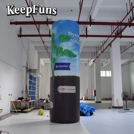 KeepFuns inflatable light tube can be inflated quickly. It can be customized in size, color and printed content, and is lightweight. It is suitable for store or product promotion, event promotion, etc.