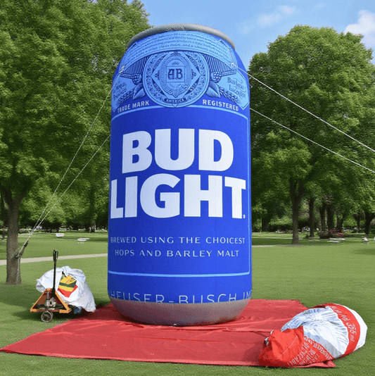 KeepFuns Giant Bud Light inflatable model, beer brand promotion inflatable model, outdoor advertising display props