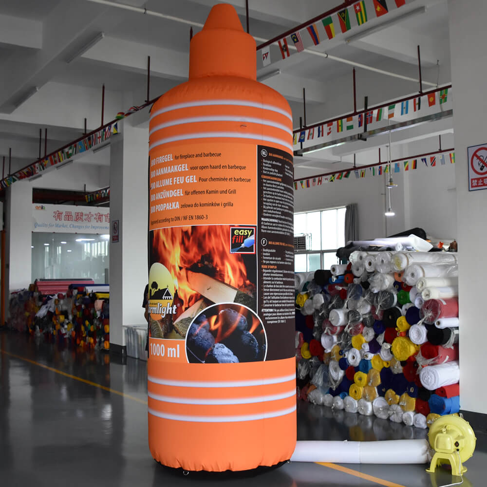 KeepFuns Giant Farmlight Fire Starter Gel Inflatable Model Outdoor Products Promotional Inflatable Model Bonfire Accelerant Promotional Props