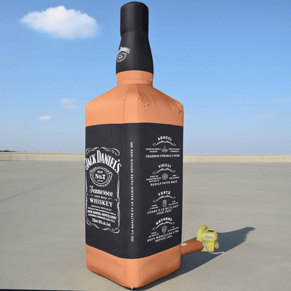 KeepFuns Giant Jack Daniel's whiskey bottle inflatable model Wine brand promotion inflatable model Bar event decoration props