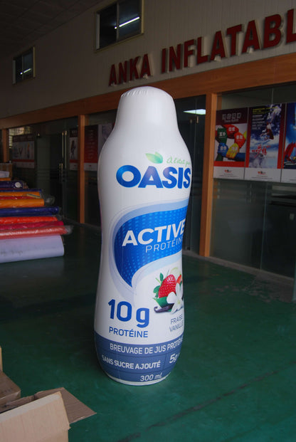 KeepFuns Giant OASIS active protein juice inflatable bottle model functional beverage promotion inflatable model supermarket activity display props