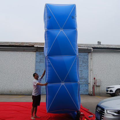 KeepFuns Giant blue creative letter inflatable model brand logo display inflatable model event scene decoration props