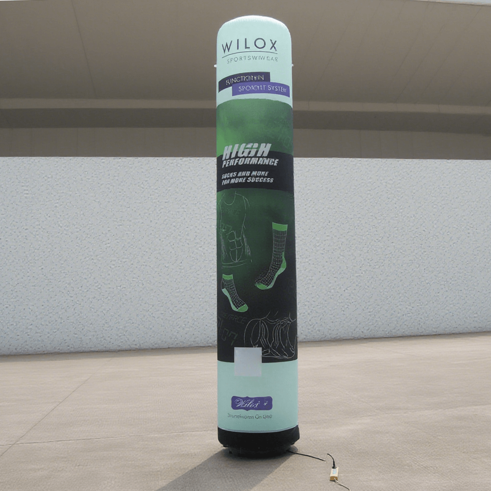 KeepFuns Inflatable lampposts for sports brand promotion, outdoor advertising displays, customizable luminous inflatable columns