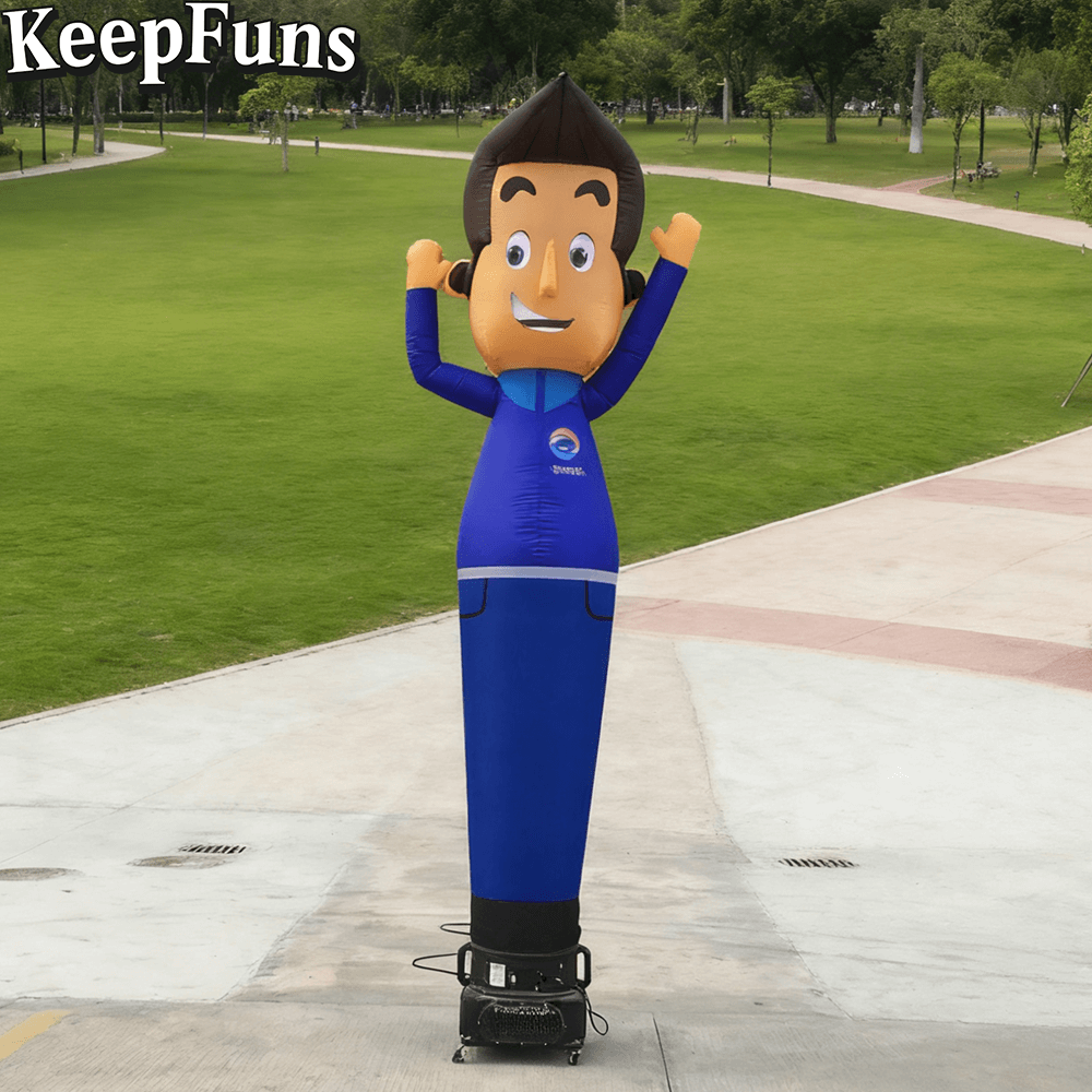 KeepFuns Cartoon Character Inflatable Dancer Advertising Model Activity Drainage Inflatable Model Outdoor Promotional Props