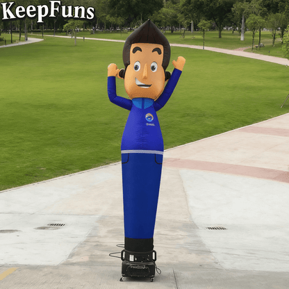 KeepFuns Cartoon Character Inflatable Dancer Advertising Model Activity Drainage Inflatable Model Outdoor Promotional Props