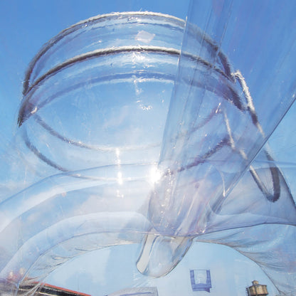 KeepFuns Large transparent inflatable castle, outdoor parent-child interactive playground, creative exhibition activity props