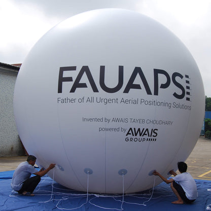 KeepFuns Large white inflatable advertising ball, brand promotion giant inflatable model, outdoor exhibition promotion prop ball