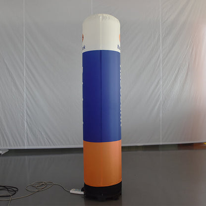 KeepFuns Three-color splicing inflatable advertising column outdoor publicity display inflatable model event promotion column props